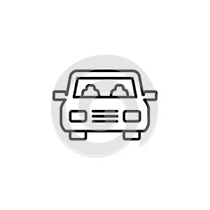 Classic car icon vector illustration