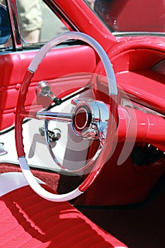 classic car interior