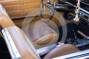 Classic car interior