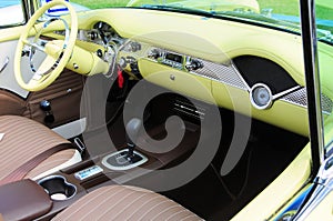 Classic car interior