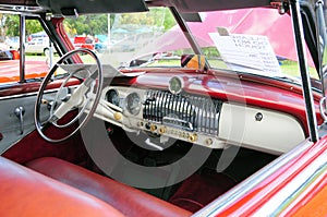 Classic car interior