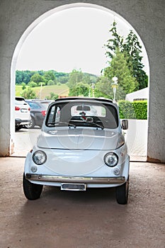 Classic car, old minicar.