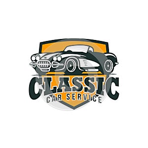 Classic Car Vector Template