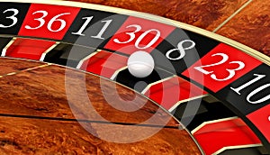 Classic casino roulette photo