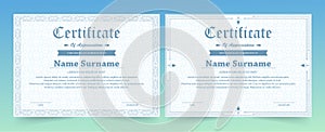 Classic certificate award template