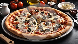 Classic Cheese Pizza Studio Setup