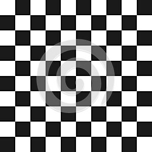 Classic chess board. Seamless chequered background. Squares pattern