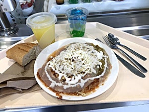 Classic Chilaquiles breakfast photo