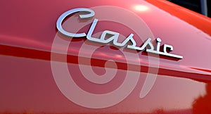 Classic Chrome Car Emblem