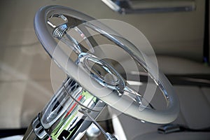 Classic Chrome Steering Wheel