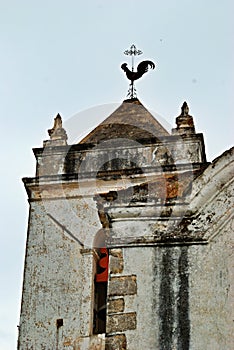 Classic church tower in Tavira, Portugal