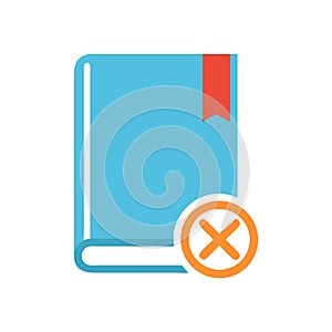 Classic Closed Book Illustration Icon