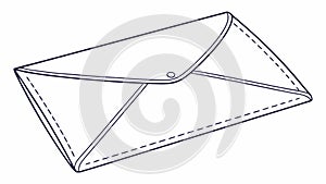 Classic Closed Envelope Vector Icon, vector design Generative AI