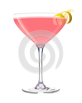 Classic Cosmopolitan cocktail