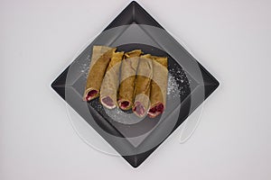 Classic Crepes with Berry Filling