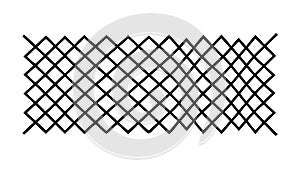 Classic Crosshatch Lattice Pattern, vector design Generative AI