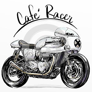 Classic custome motorcycle