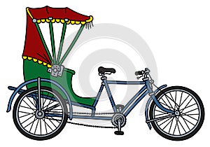 The classic cycle rickshaw