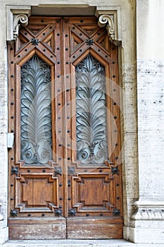 Classic decorated door