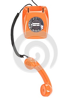 Classic dial phone - above view