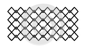 Classic Diamond Grid Pattern Interlocking Lines Vector Design Generative AI