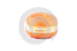 Classic donut over white background