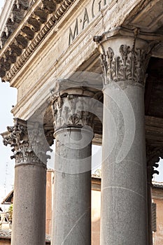 Classic doric style column