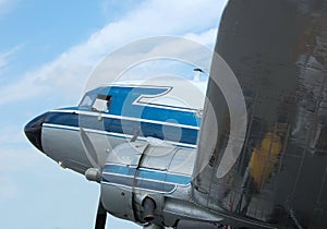 Classic Douglas DC-3 airplane