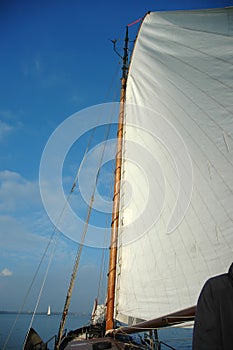 Classic Dutch sailing ship