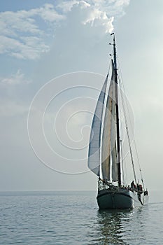 Classic Dutch sailing ship