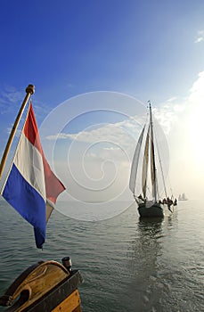 Classic Dutch sailing ships