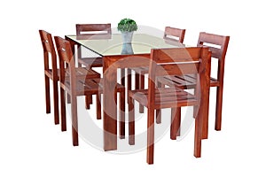 Classic elegant dining table set