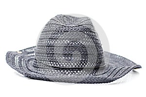 Classic fedora style hat isolated