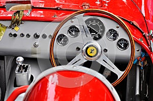 Classic Ferrari dashboard