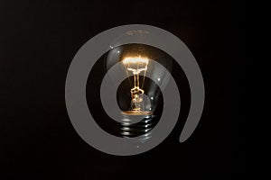 Classic filament bulb photo