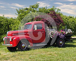 Classic Ford Flower Truck