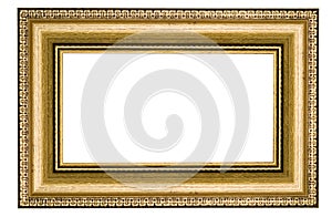 Classic golden frame