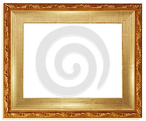 Classic golden frame