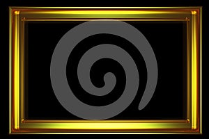 Classic golden frame