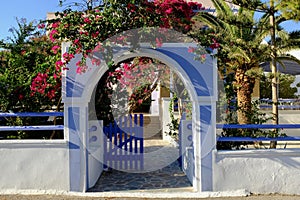 Classic Greek Architecture Arched Entrance