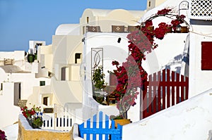 Classic greek island architecture santorini