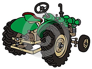 Classic green tractor