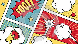 Classic Halftone Dot Pattern, Retro Comic Pop Art Texture, vector design Generative AI