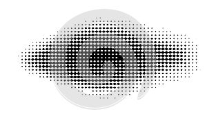 Classic Halftone Dot Pattern. Retro Pop Art Texture Background, vector design Generative AI