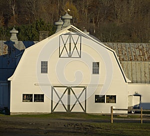 Classic horse barn