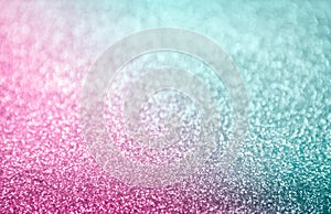 Classic hot pink and turquoise glitter background