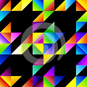 Classic Hounds-tooth pattern in a patchwork collage style.