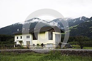 Classic house in Kastelbell Castelbello city in Bolzano, Austria