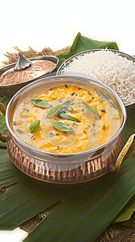 A classic Indian comfort food Dal Chawal, perfect for lunch.