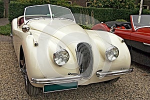 Classic jaguar automobile